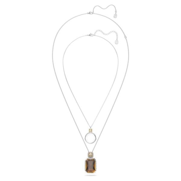 Swarovski SCS Elegance of Africa pendant Set (2), Brown, Rhodium plated 5622784 - Image 2