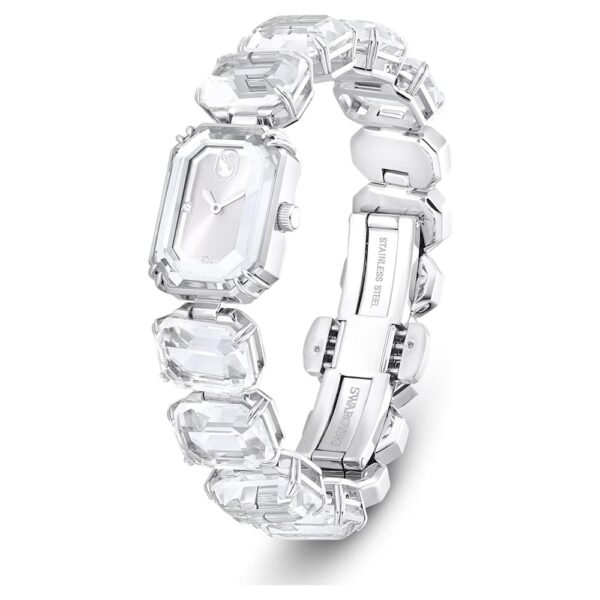 Swarovski Watch Octagon cut bracelet, White, Stainless Steel 5621173