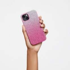 Swarovski High smartphone case iPhone 13, Pink 5650831
