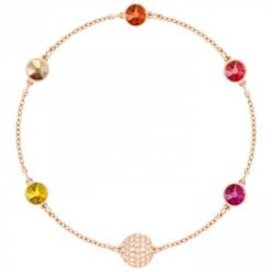 Swarovski Remix Collection Orange Bracelet, Rose Gold Plating 5403215