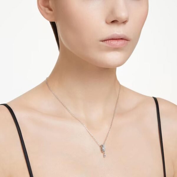 Swarovski Dextera pendant Mixed cuts, White, Rhodium plated 5671819 - Image 2