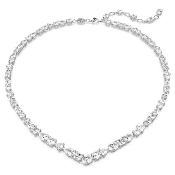 Swarovski Mesmera necklace Mixed cuts, White, Rhodium plated 5665242