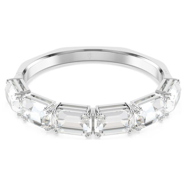 Swarovski Millenia bangle, Octagon cut, White, Rhodium plated 5696322