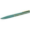 Swarovski Crystal Shimmer Glide ballpoint pen, Green, Green lacquered, Gold-tone plated 5707708