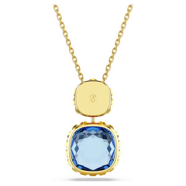 Swarovski Chroma pendant Cushion cut, Multicolored, Gold-tone plated 5692496