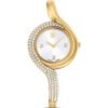 Swarovski Dextera Asymmetric watch, Swiss Made, Metal bracelet, Gold tone, Gold-tone finish 5708030