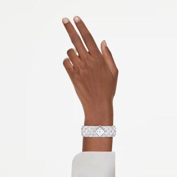 Swarovski Curiosa Bangle watch Crystal bracelet, Silver tone, Stainless steel 5724515 - Image 3