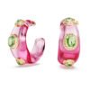 Swarovski Dulcis hoop earrings Mixed cuts, Multicolored, Gold-tone plated 5719112
