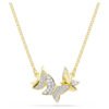Swarovski Idyllia Lilia necklace Butterfly, White, Gold-tone plated 5736068