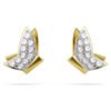Swarovski Idyllia Lilia stud earrings Butterfly, White, Gold-tone plated 5736070