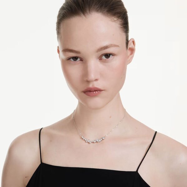 Swarovski Constella necklace Mixed cuts, White, Rhodium plated 5722473