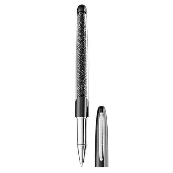 Swarovski Crystalline Nova rollerball pen Black, Chrome plated 5717137