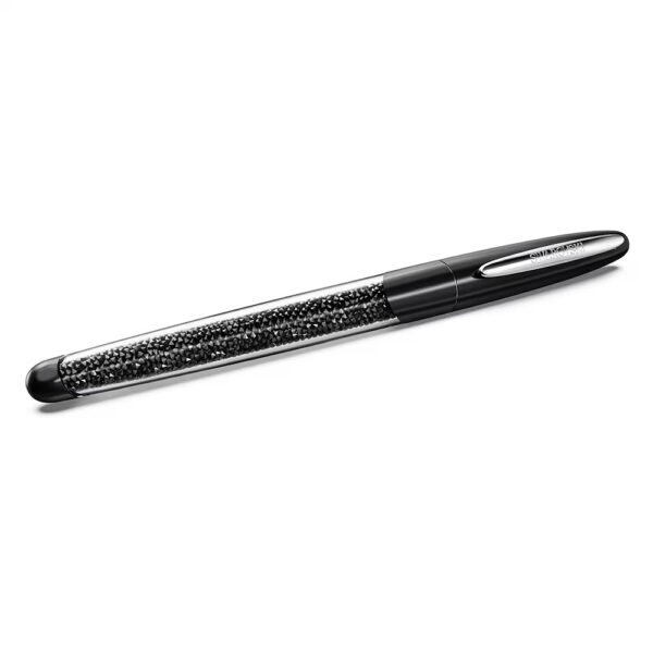 Swarovski Crystalline Nova rollerball pen Black, Chrome plated 5717137
