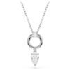 Swarovski Mesmera pendant Pear cut, White, Rhodium plated 5723146