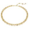 Swarovski Millenia Tennis necklace Octagon cut, Yellow, Gold-tone plated 5718674
