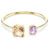 Swarovski Millenia bangle Octagon cut, Multicolored, Gold-tone plated 5725756