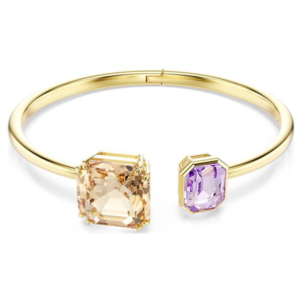 Swarovski Millenia bangle Octagon cut, Multicolored, Gold-tone plated 5725756