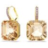 Swarovski Millenia drop earrings Mixed cuts, Caramel, Gold-tone plated 5725744
