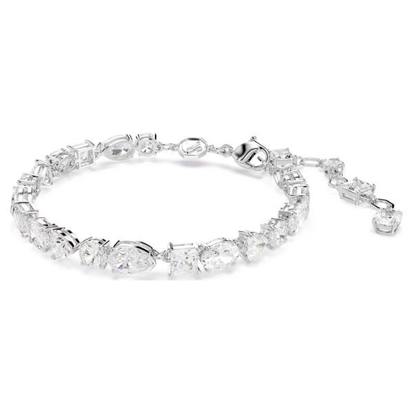 Swarovski Mesmera bracelet Mixed cuts, White, Rhodium plated 5731959
