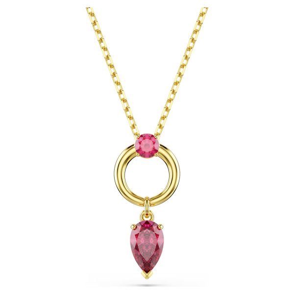 Swarovski Mesmera pendant Mixed cuts, Red, Gold-tone plated 5732487