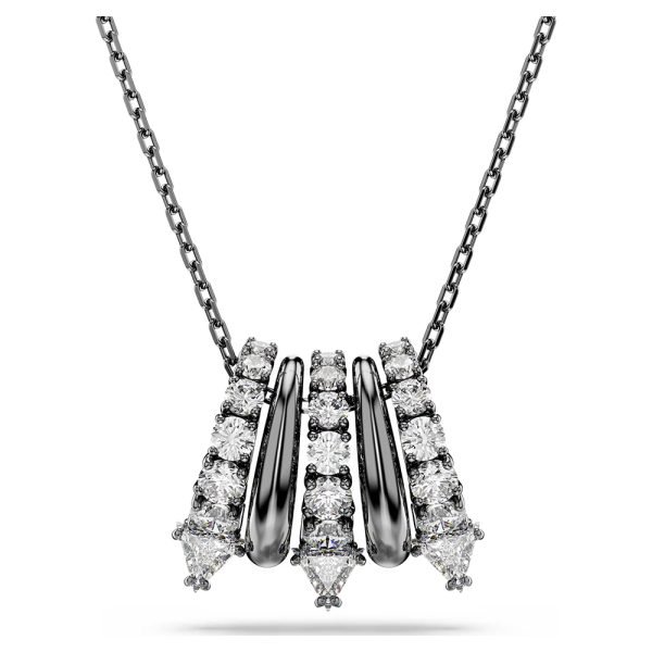 Swarovski Sublima pendant White, Ruthenium plated 5735225