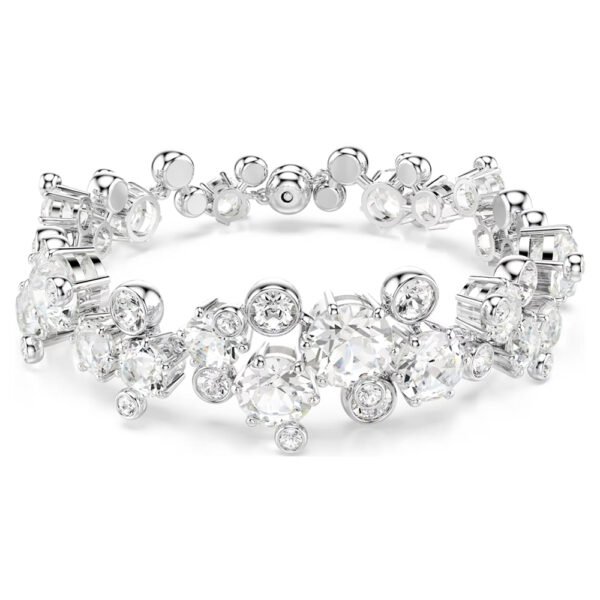 Swarovski Constella bracelet Mixed cuts, White, Rhodium plated 5722469