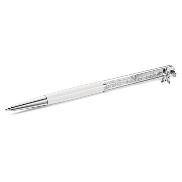 Swarovski Crystalline ballpoint pen White, White lacquered, Chrome plated 5717136
