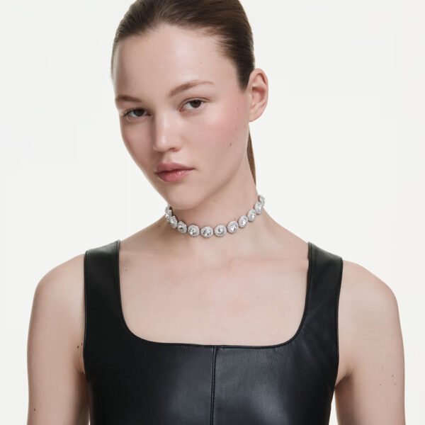 Swarovski Una Angelic choker White, Rhodium plated 5733194