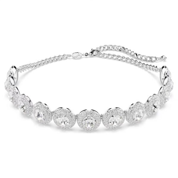 Swarovski Una Angelic choker White, Rhodium plated 5733194